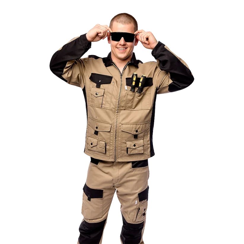 Blůza SAFARI - Barva: khaki/černá, Velikost: M, Gramáž: 245 g/m²