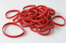 Büro-Gummiringe 180 mm (1 kg) – 60 % Kautschuk