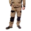 Kalhoty do pasu SAFARI - Barva: šedá/černá, Velikost: 2XL, Gramáž: 245 g/m²
